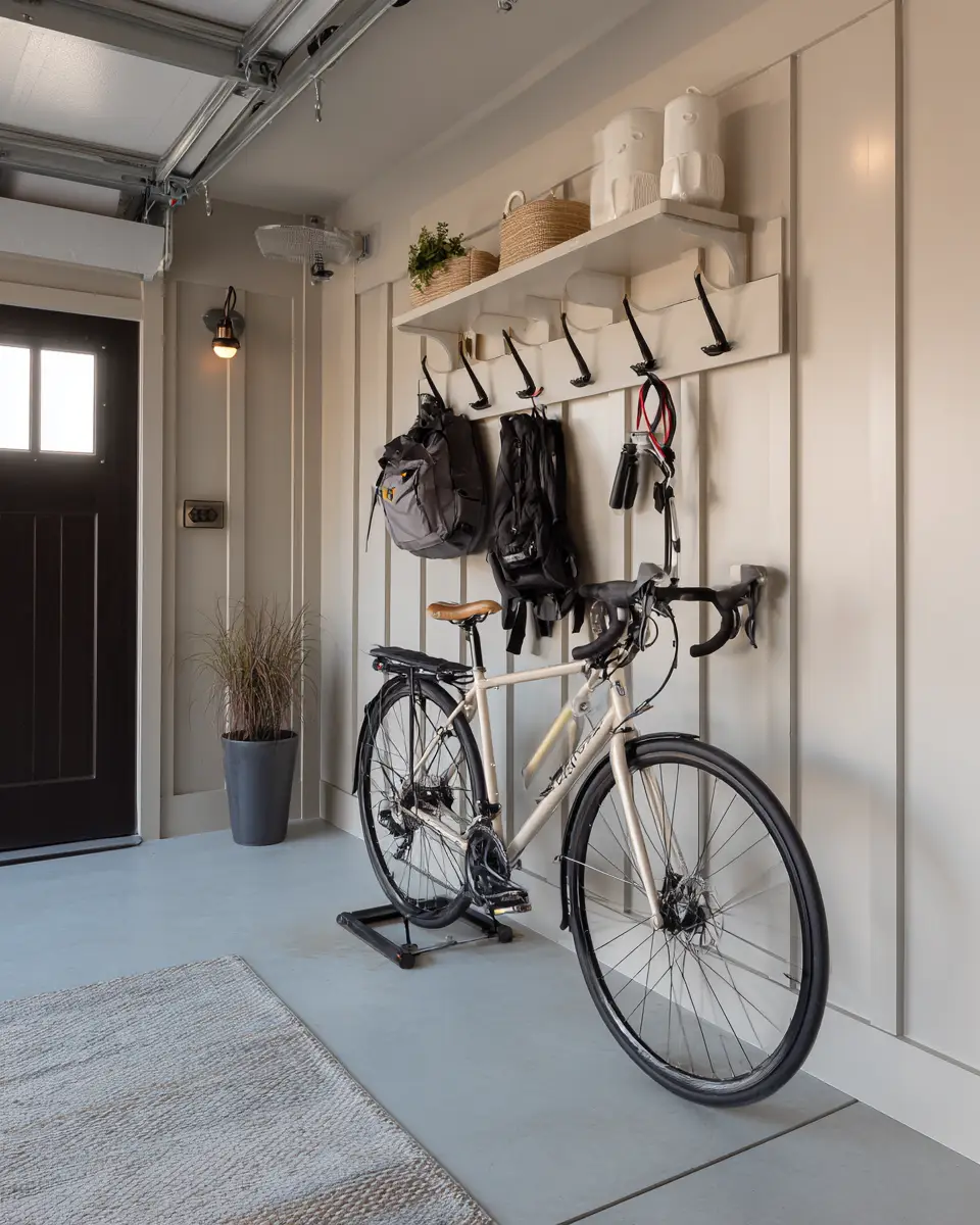 Cream Transitional Garage Decor Ideas