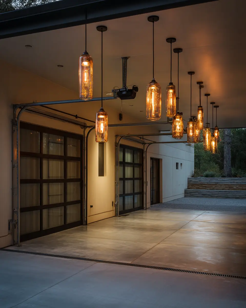Cream Transitional Garage Decor Ideas