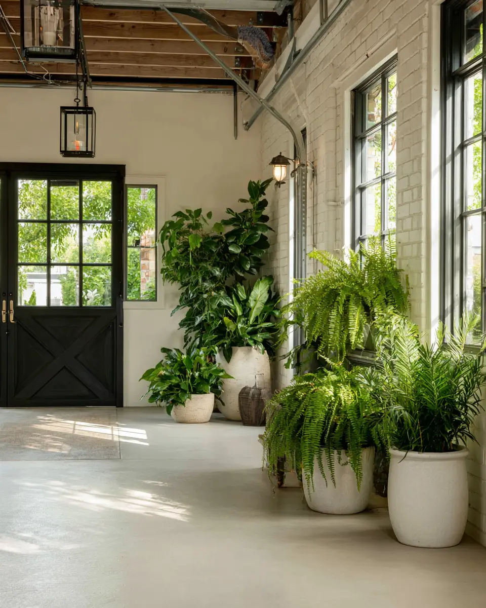 Cream Transitional Garage Decor Ideas