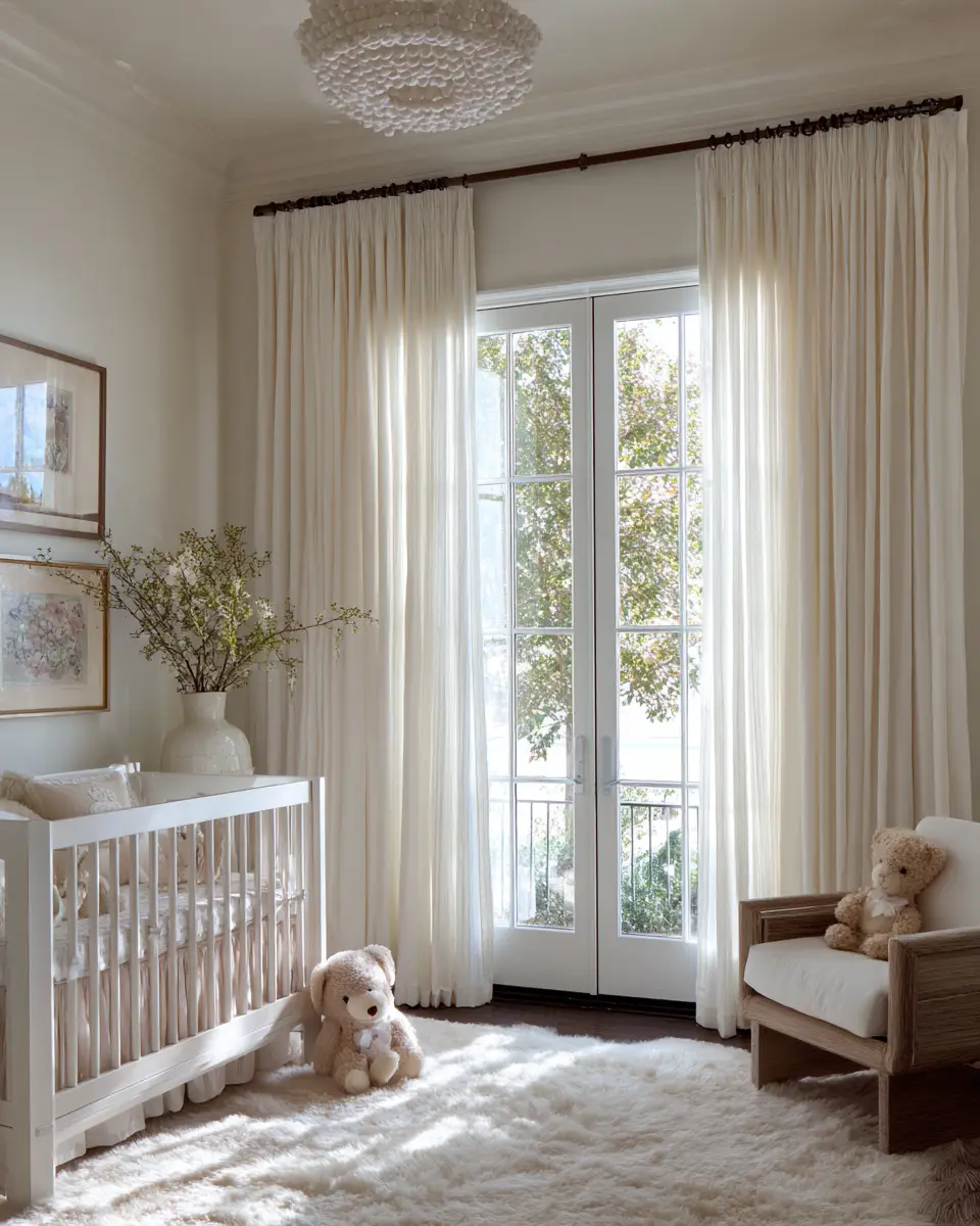 Cream Transitional Nursery Decor Ideas