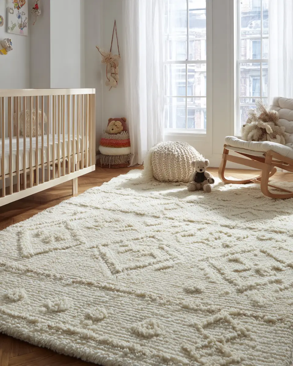 Cream Transitional Nursery Decor Ideas