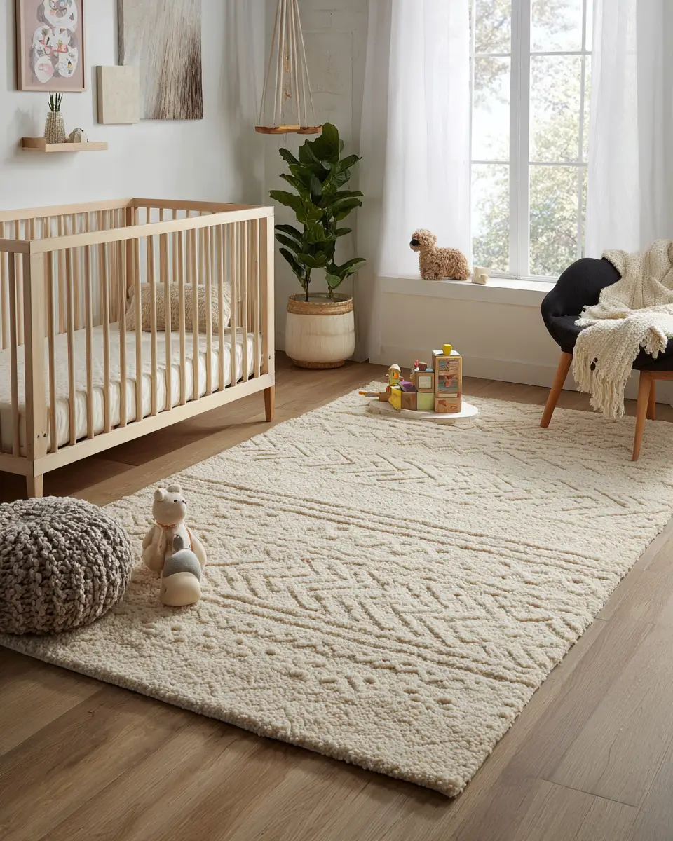 Cream Transitional Nursery Decor Ideas