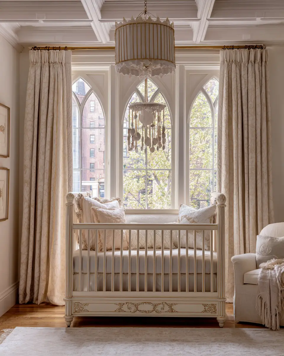 Cream Transitional Nursery Decor Ideas