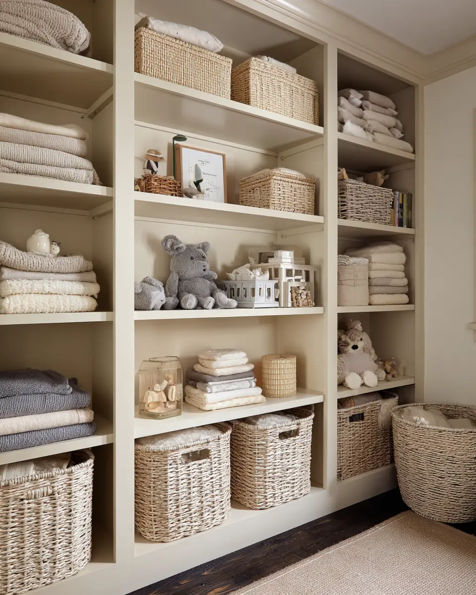 Cream Transitional Nursery Decor Ideas