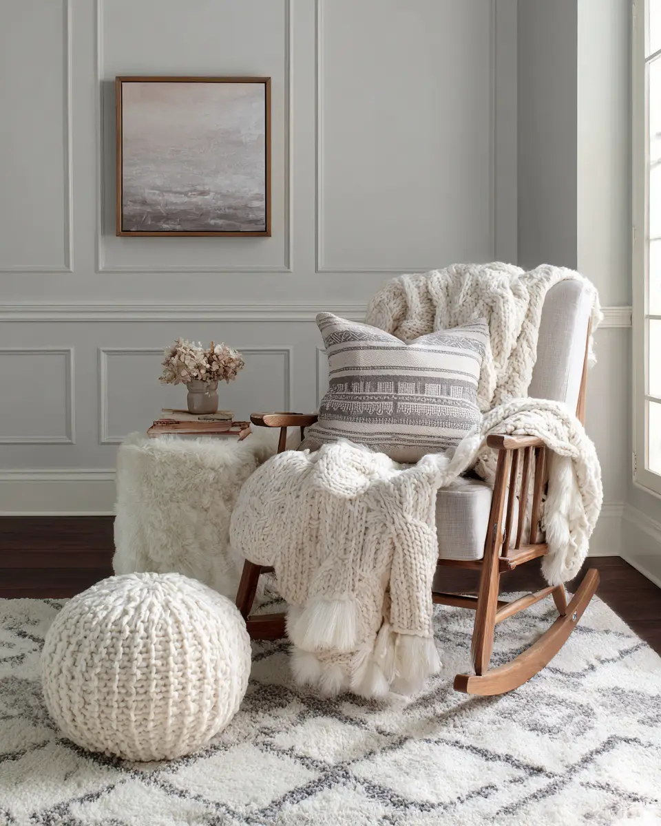 Cream Transitional Nursery Decor Ideas