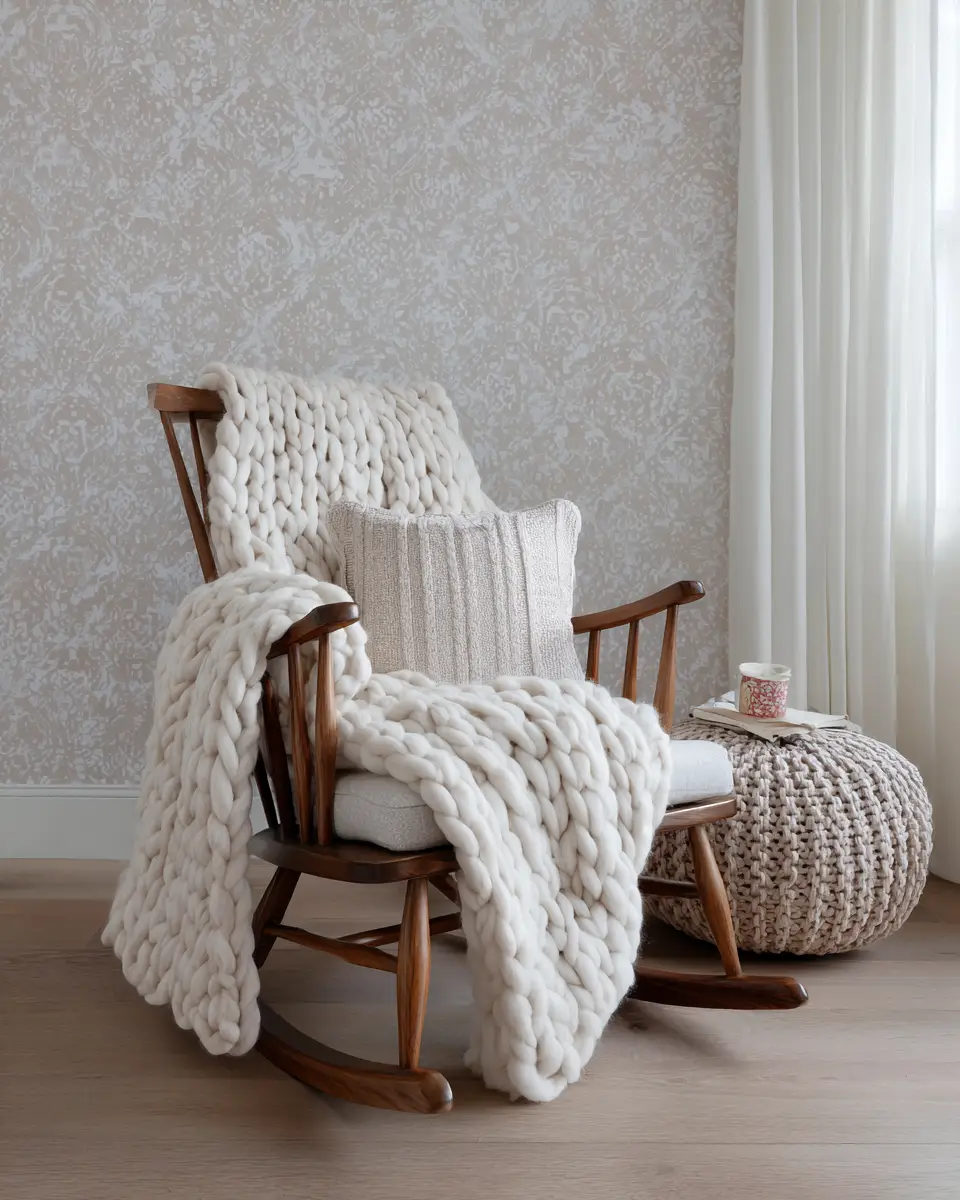 Cream Transitional Nursery Decor Ideas