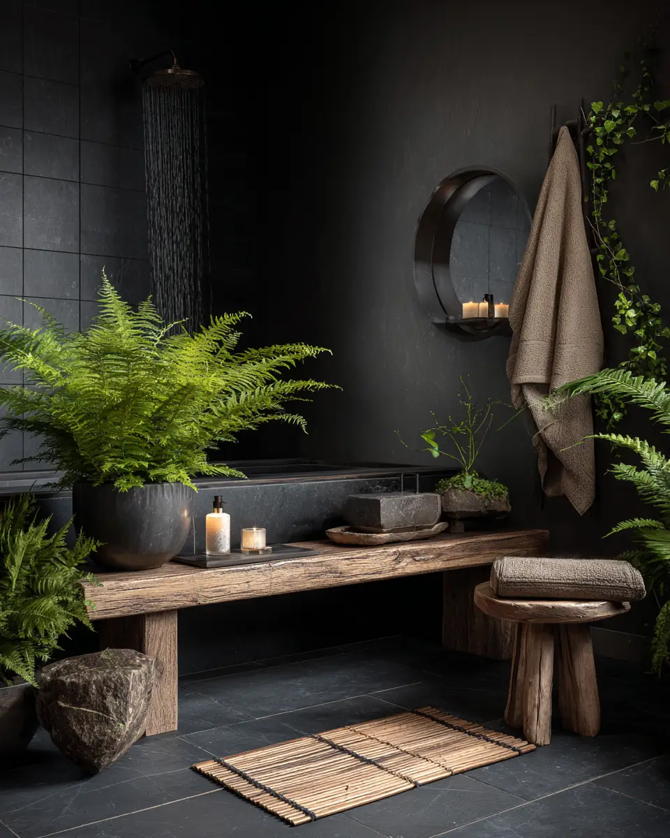 Dark And Cozy Bathroom Decor Ideas