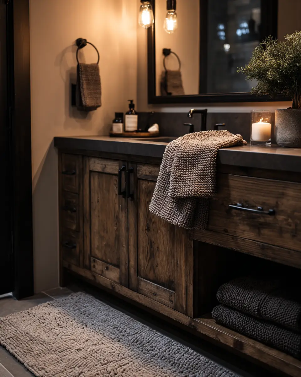 Dark And Cozy Bathroom Decor Ideas