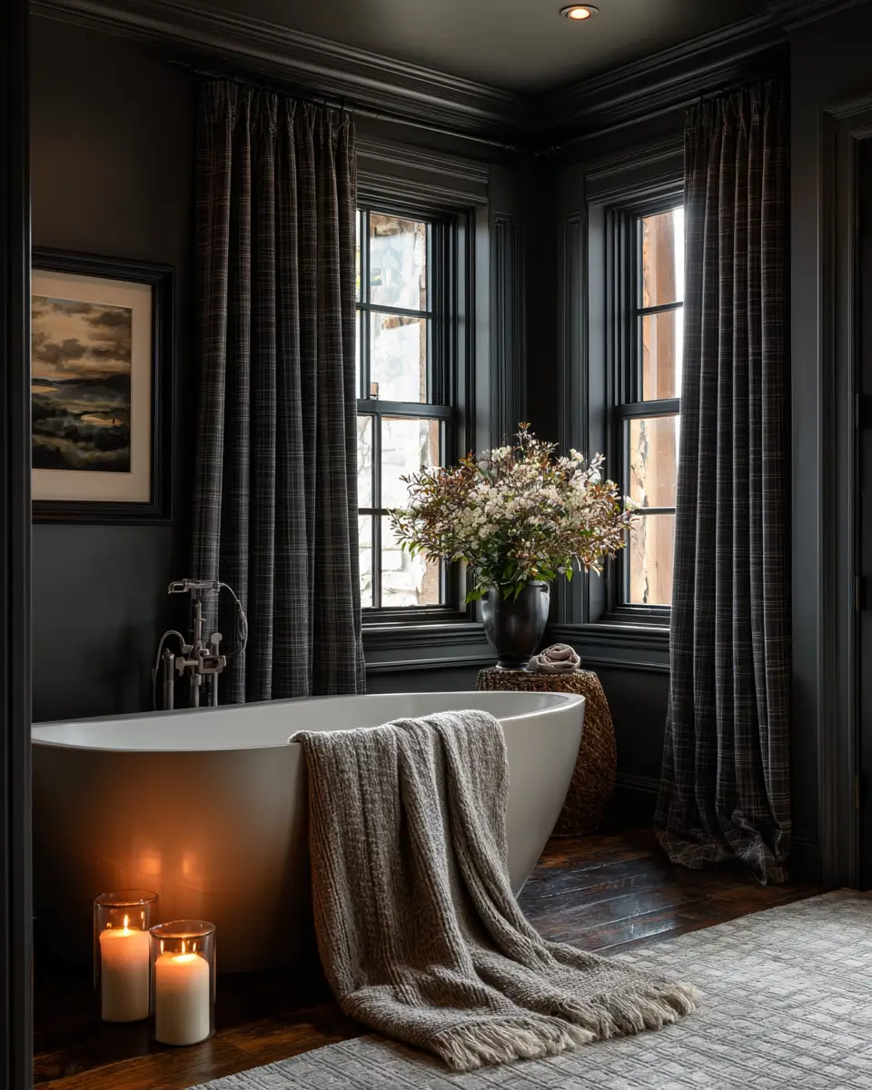 Dark And Cozy Bathroom Decor Ideas