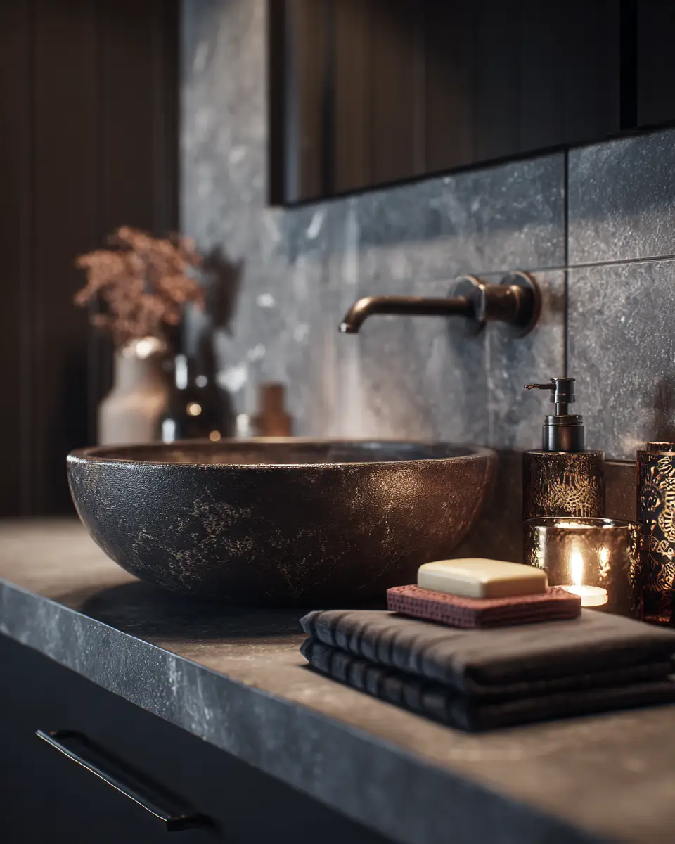 Dark And Cozy Bathroom Decor Ideas