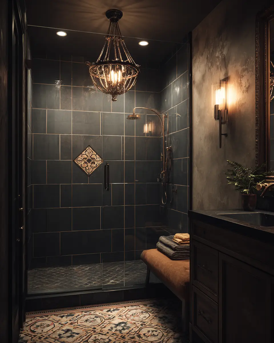 Dark And Cozy Bathroom Decor Ideas