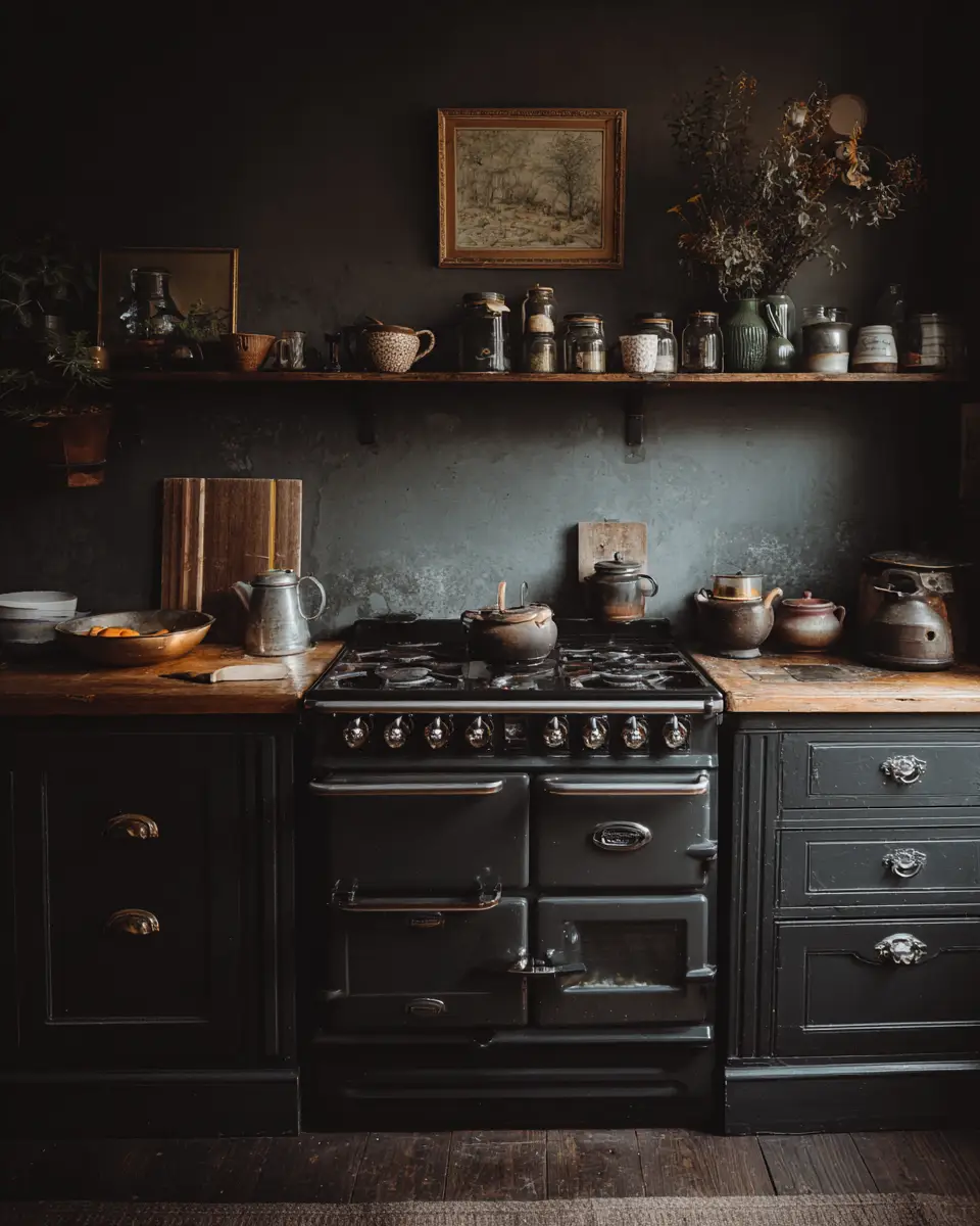Dark And Cozy Kitchen Decor Ideas