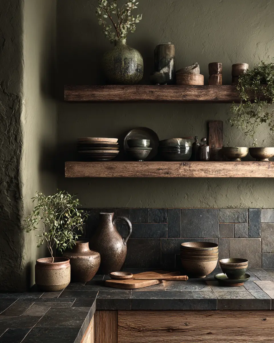 Dark And Cozy Kitchen Decor Ideas