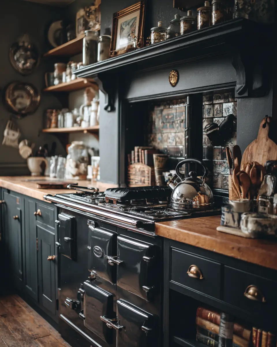 Dark And Cozy Kitchen Decor Ideas