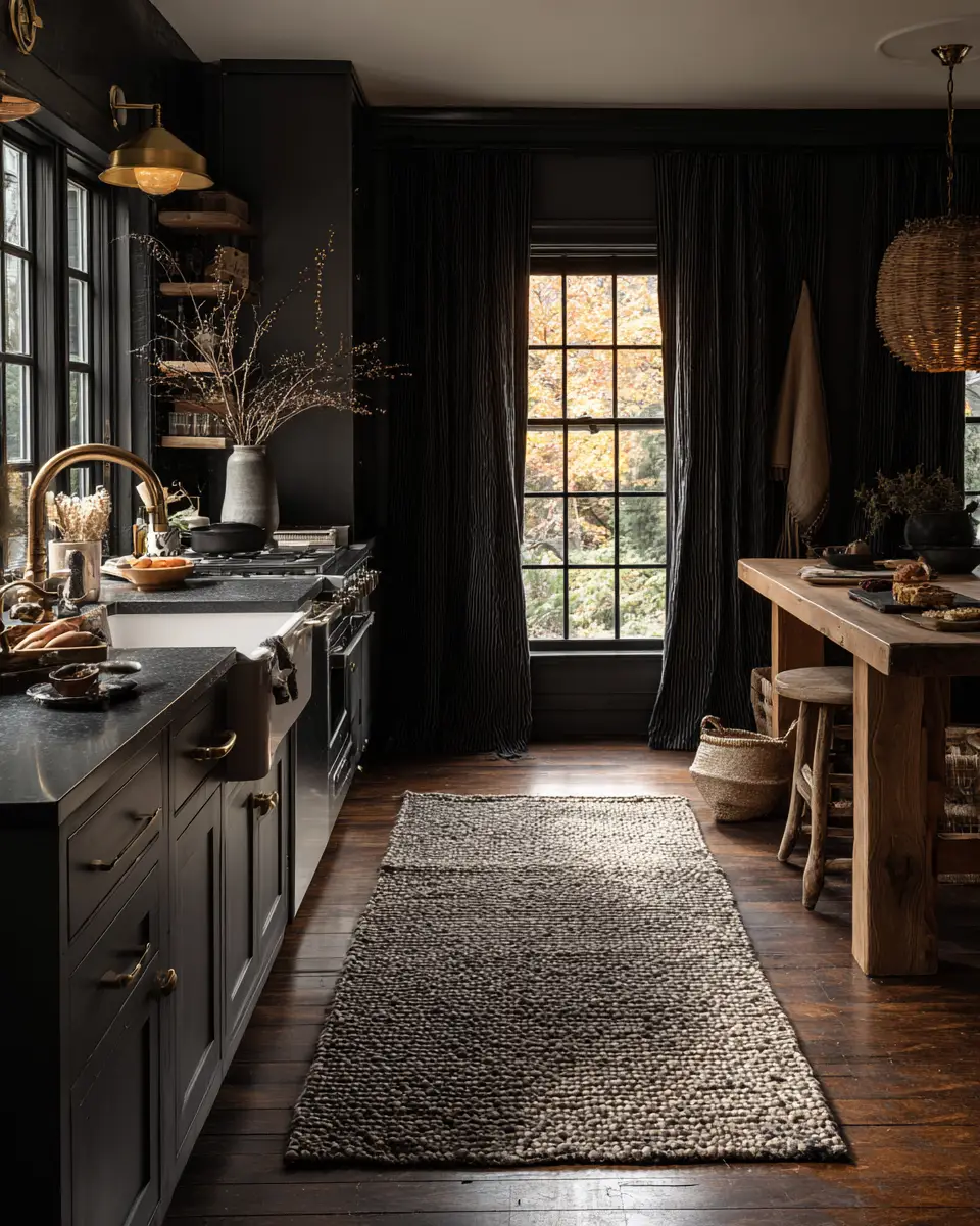 Dark And Cozy Kitchen Decor Ideas