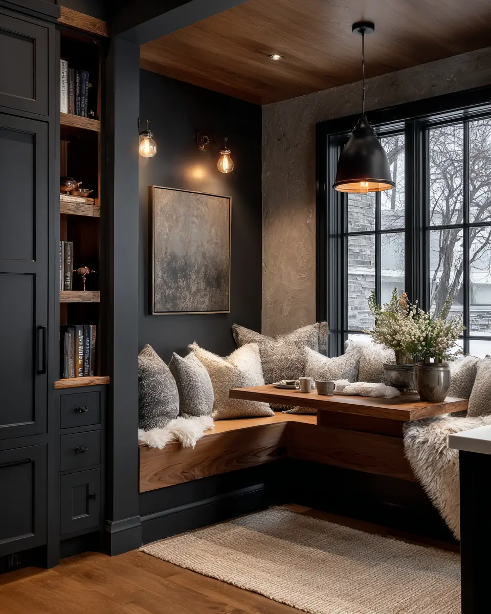 Dark And Cozy Kitchen Decor Ideas