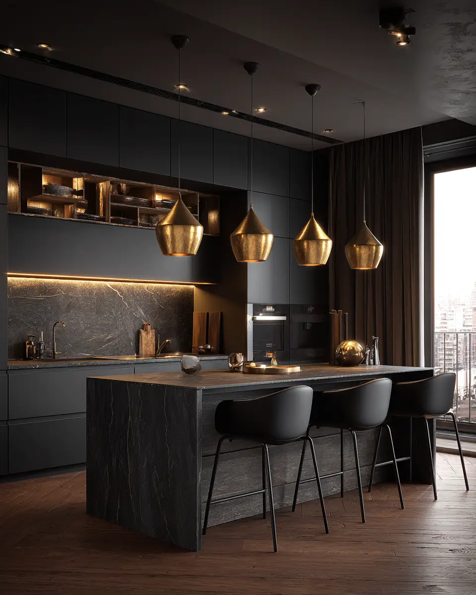Dark And Cozy Kitchen Decor Ideas