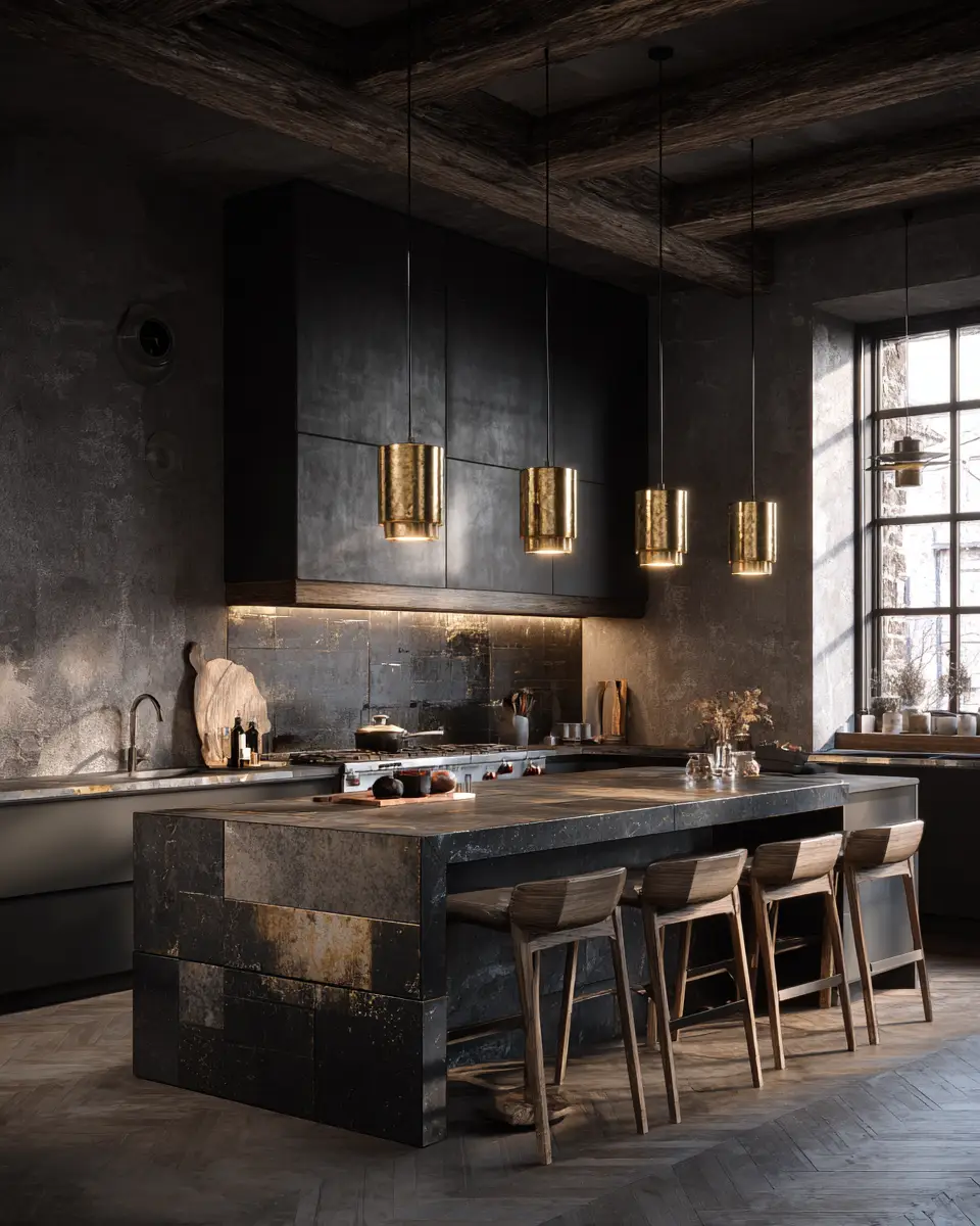 Dark And Cozy Kitchen Decor Ideas