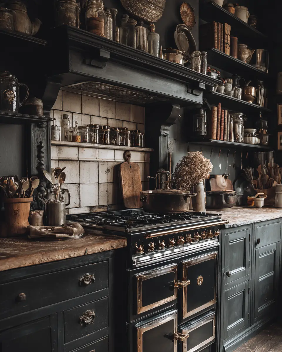 Dark And Cozy Kitchen Decor Ideas