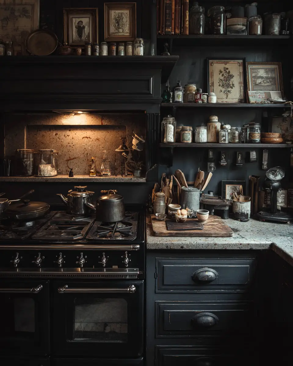 Dark And Cozy Kitchen Decor Ideas