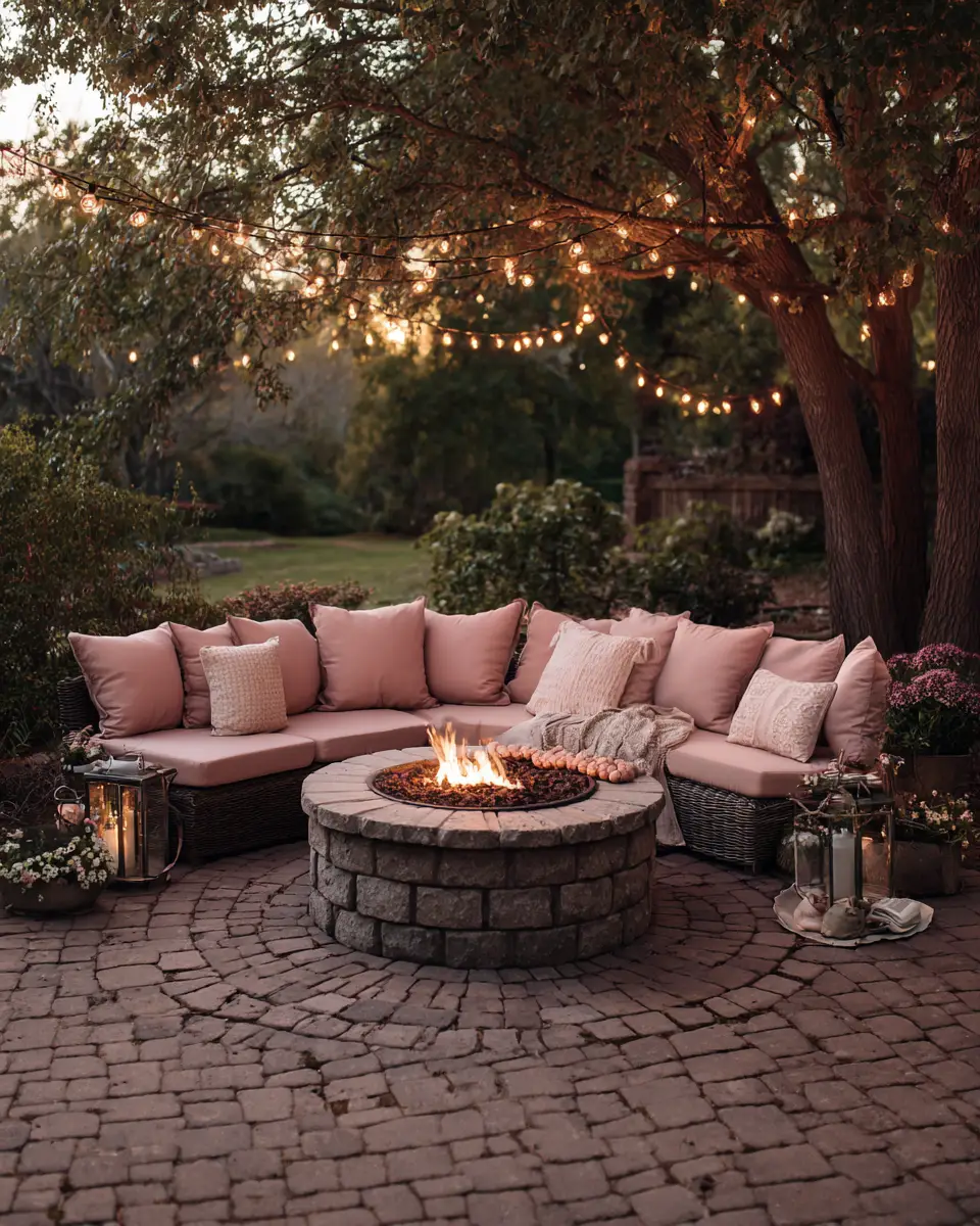 Dusty Rose Classic Patio Decor Ideas