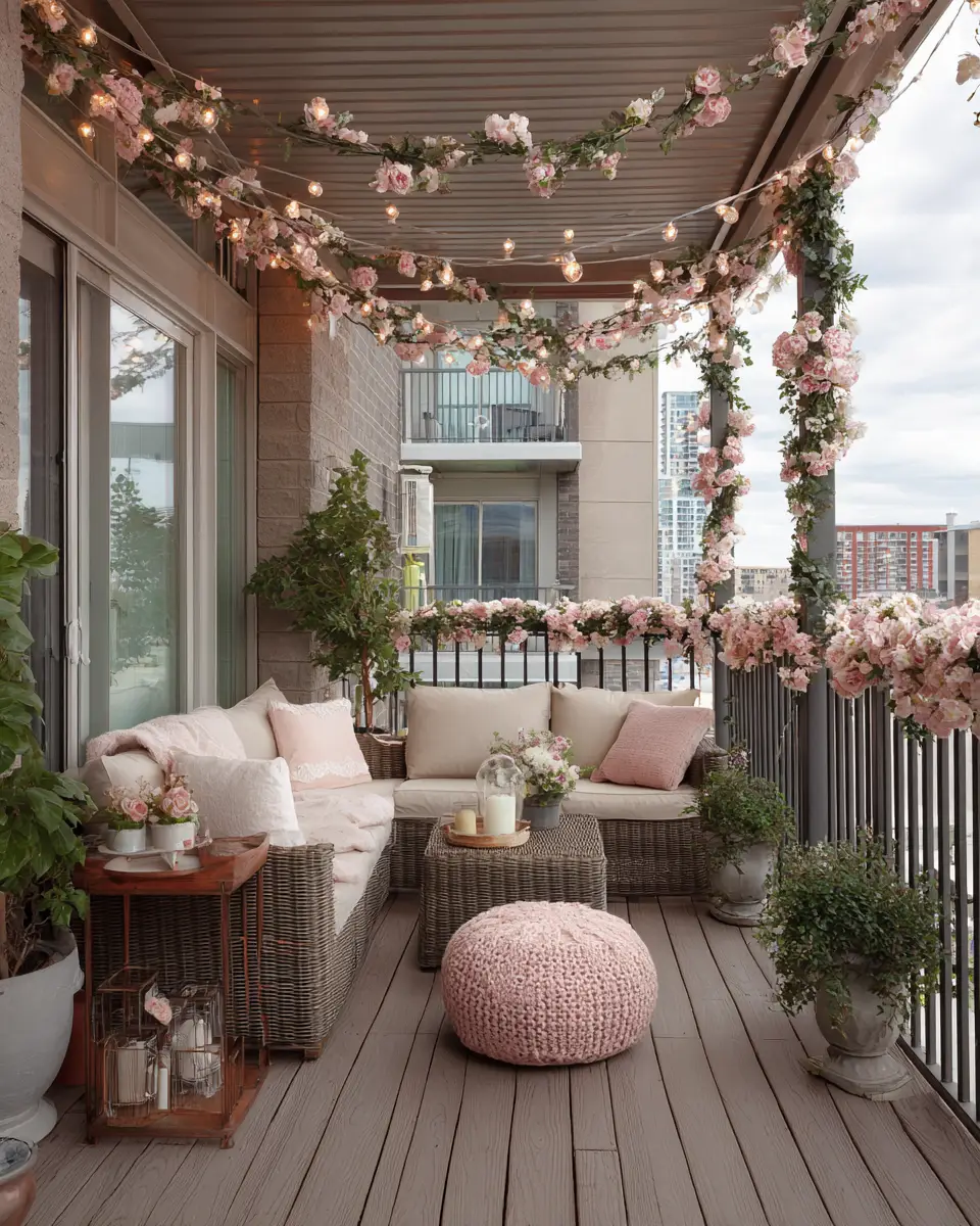 Dusty Rose Classic Patio Decor Ideas