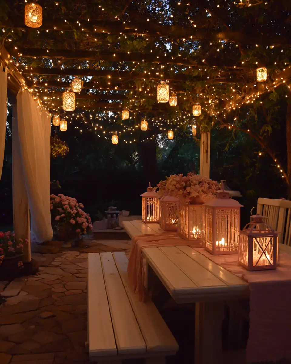 Dusty Rose Classic Patio Decor Ideas