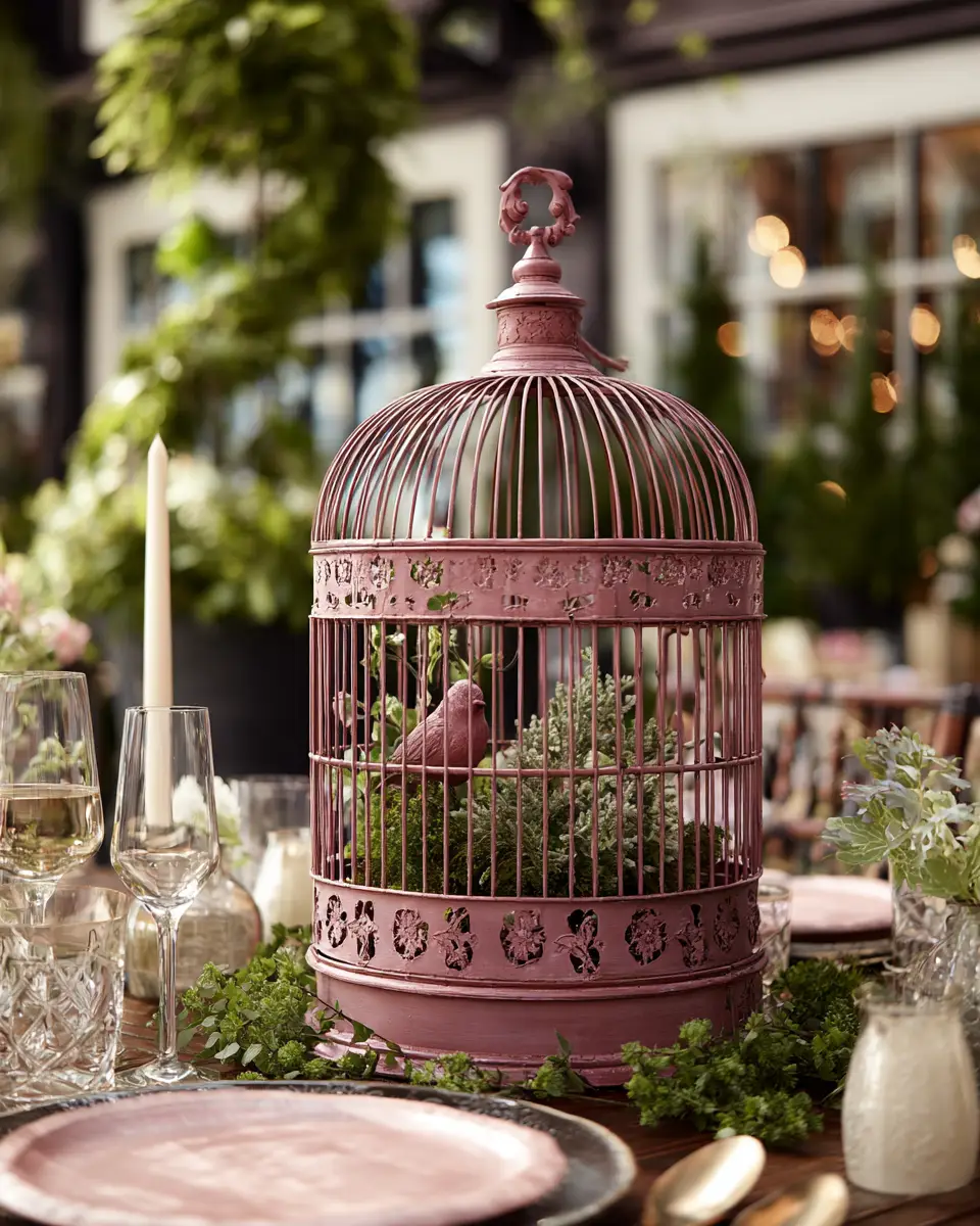 Dusty Rose Classic Patio Decor Ideas