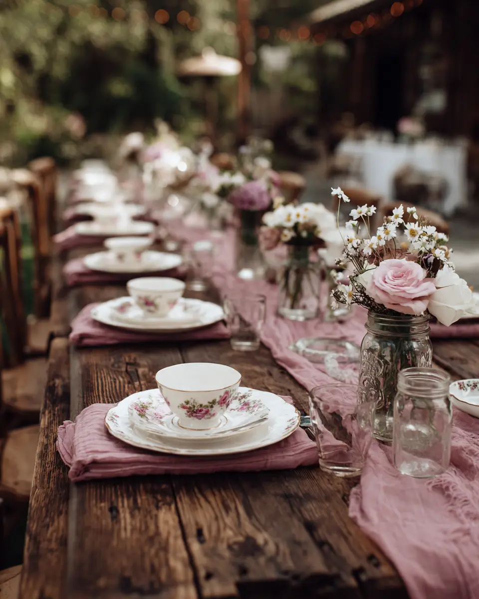 Dusty Rose Classic Patio Decor Ideas