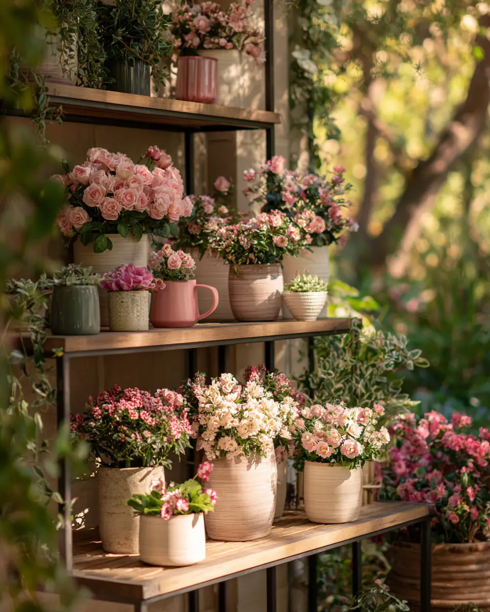 Dusty Rose Classic Patio Decor Ideas