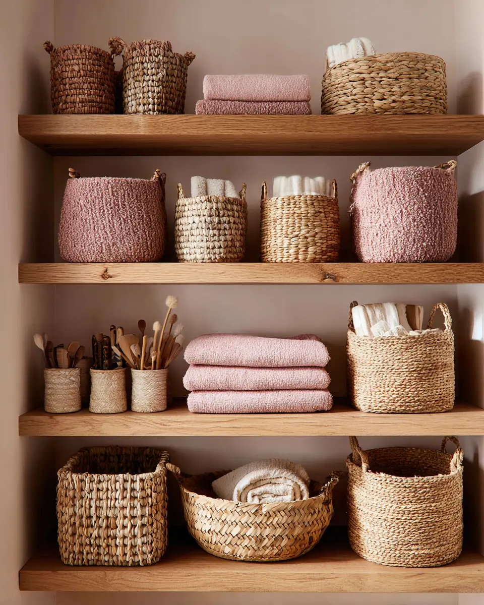 Dusty Rose Coastal Nursery Decor Ideas