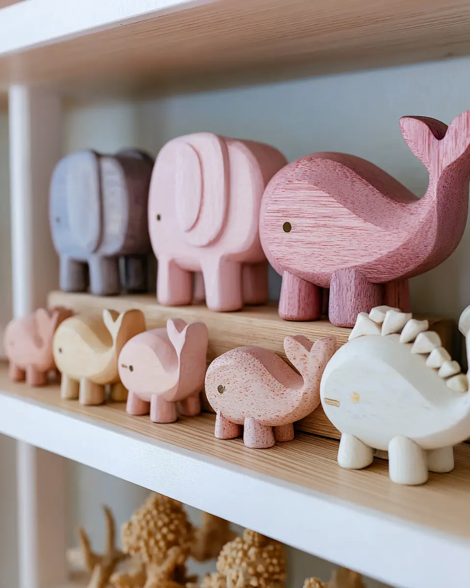 Dusty Rose Coastal Nursery Decor Ideas