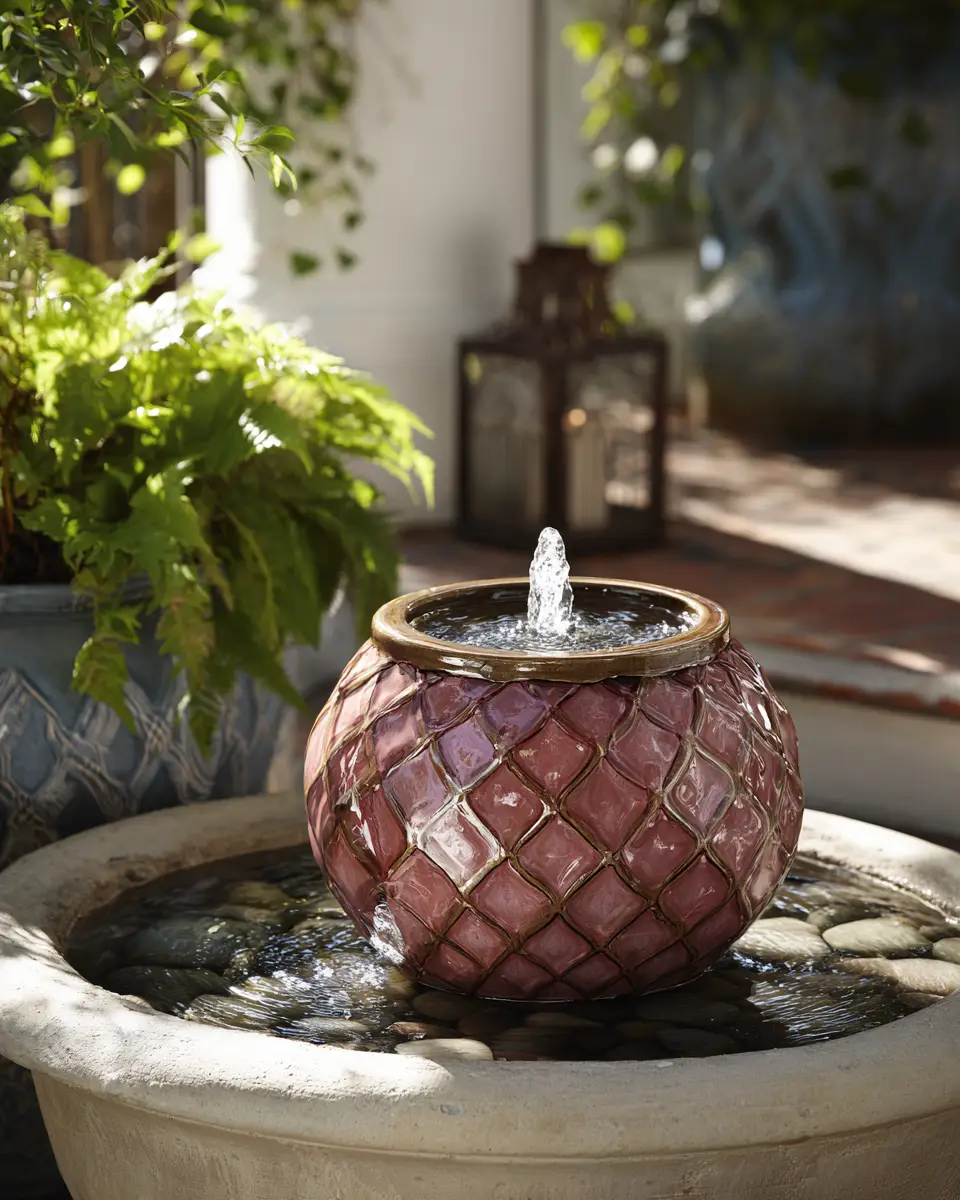 Dusty Rose Eclectic Porch Decor Ideas