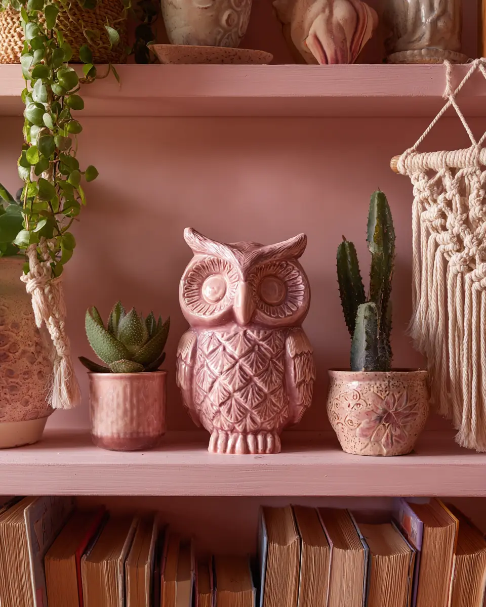 Dusty Rose Eclectic Porch Decor Ideas