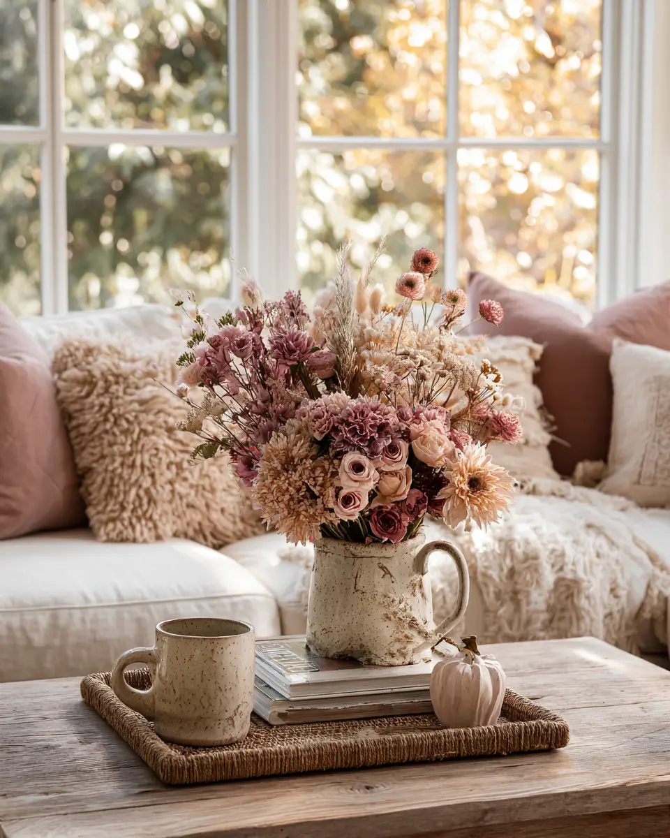 Dusty Rose Eclectic Porch Decor Ideas