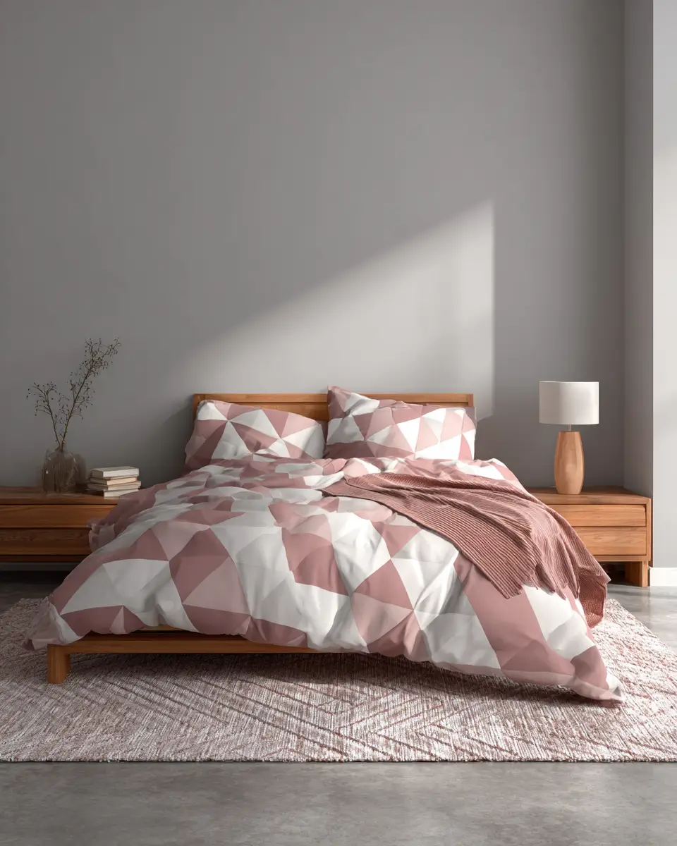 Dusty Rose Minimalist Bedroom Decor Ideas