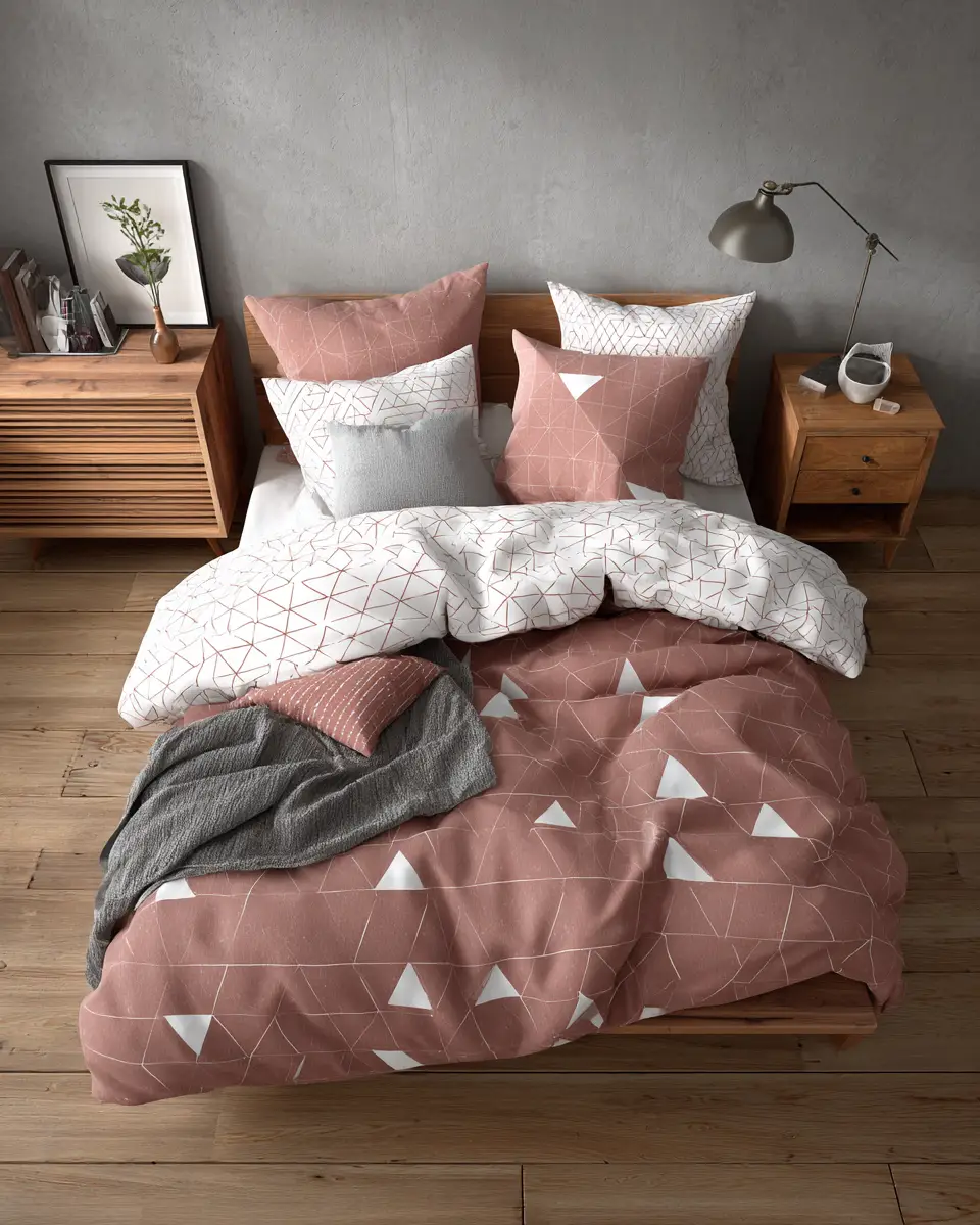 Dusty Rose Minimalist Bedroom Decor Ideas