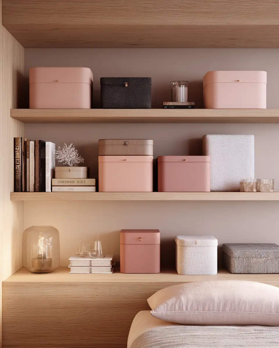 Dusty Rose Minimalist Bedroom Decor Ideas