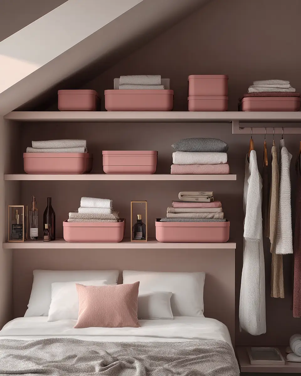 Dusty Rose Minimalist Bedroom Decor Ideas