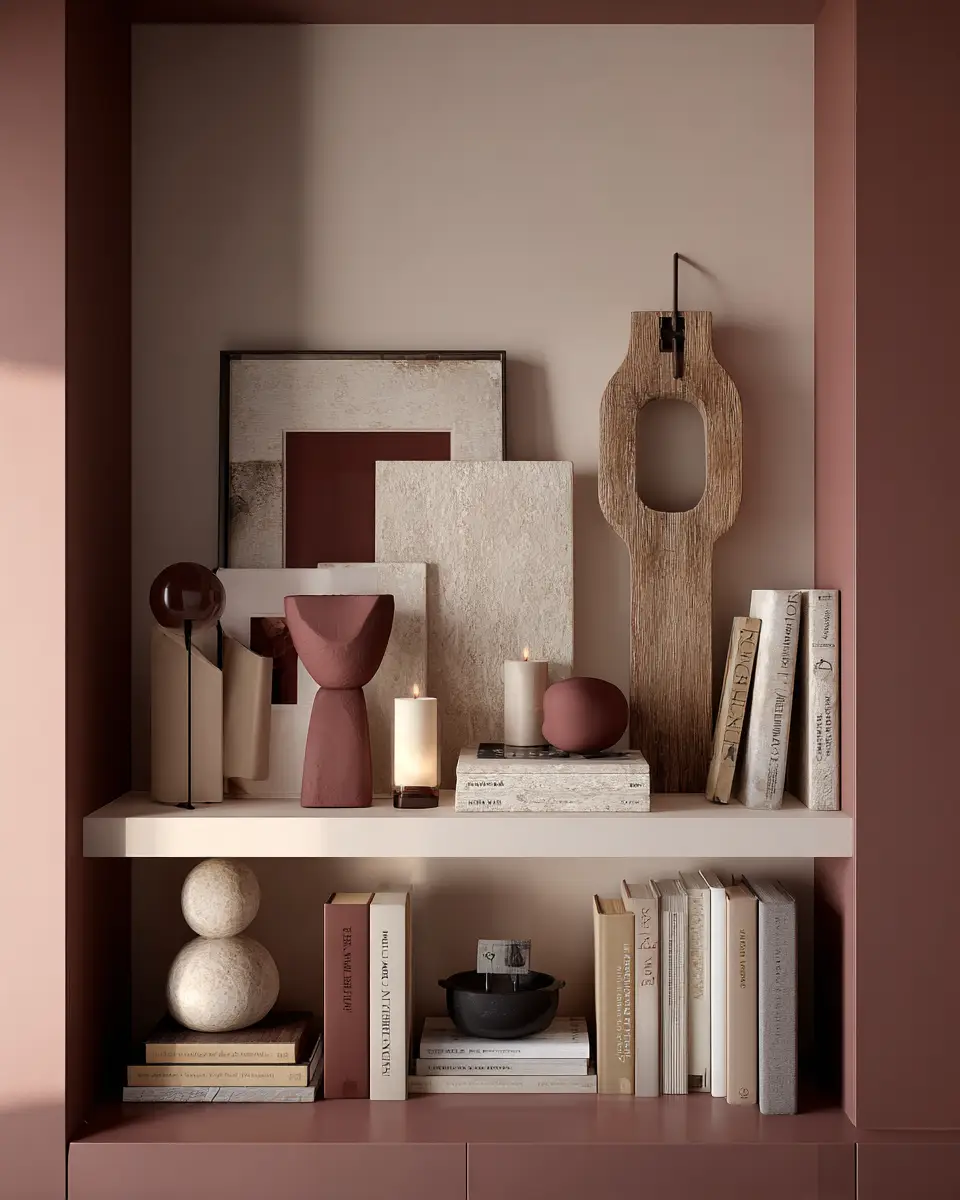 Dusty Rose Minimalist Entryway Decor Ideas