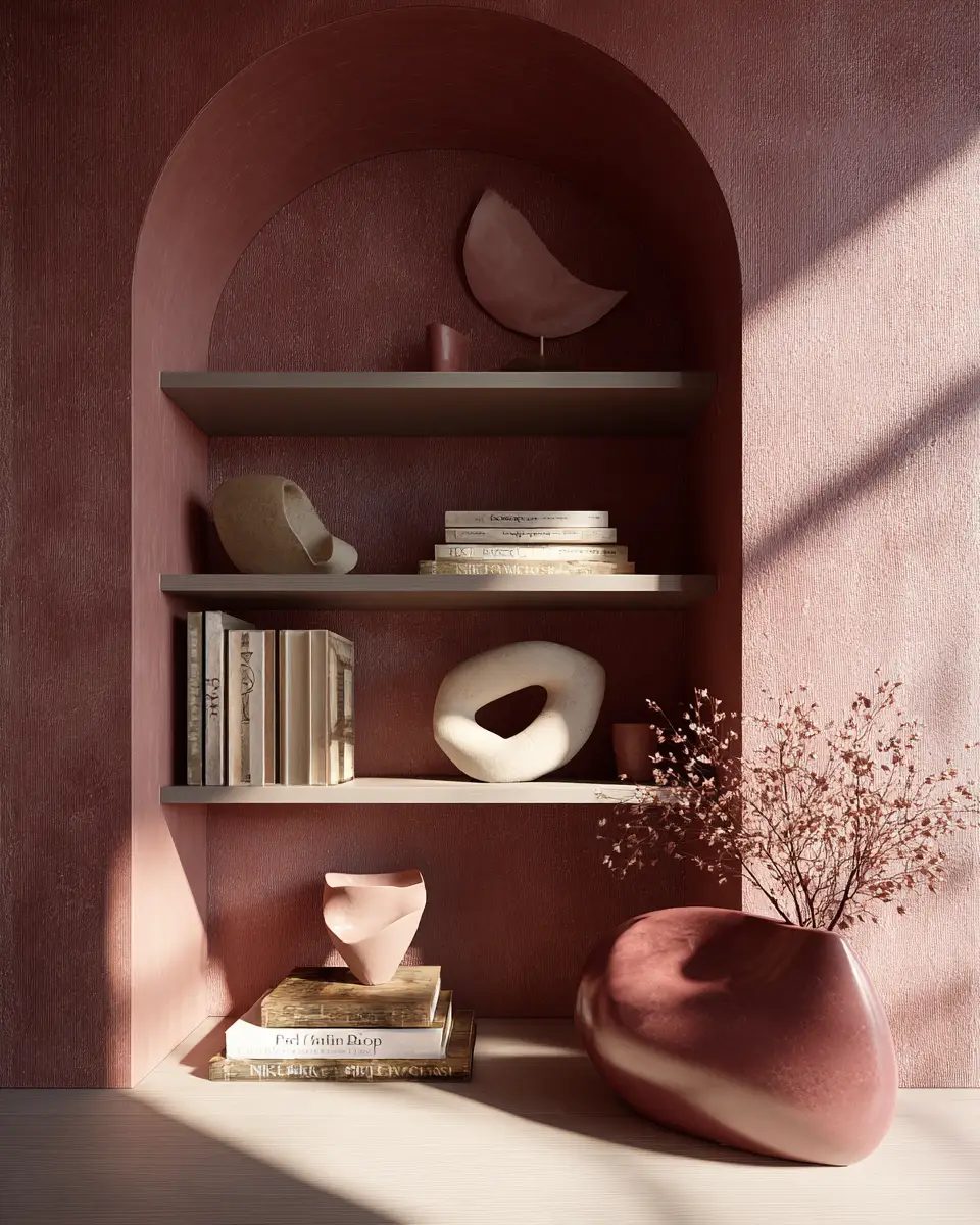 Dusty Rose Minimalist Entryway Decor Ideas