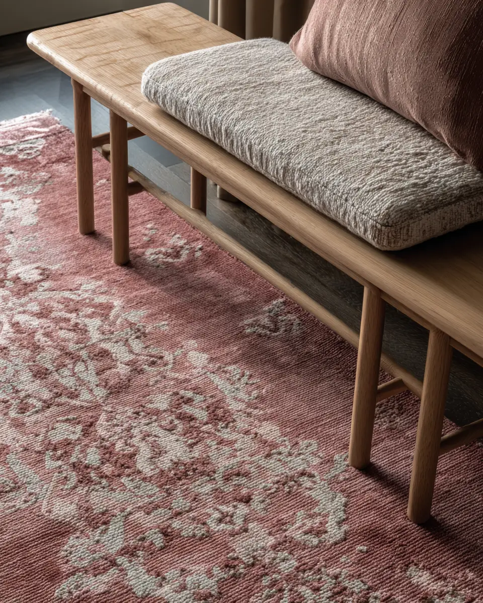 Dusty Rose Minimalist Entryway Decor Ideas