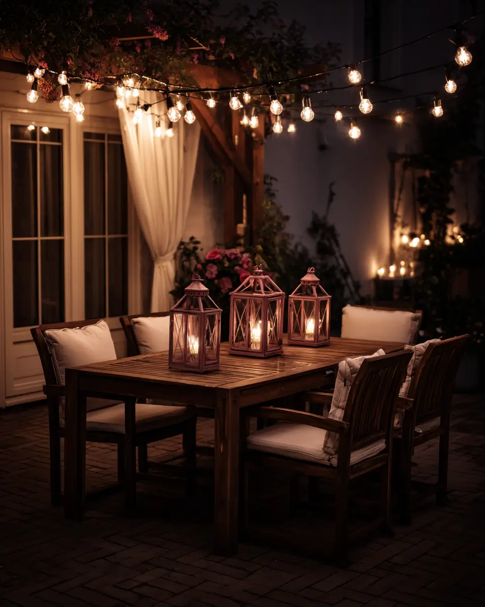 Dusty Rose Minimalist Patio Decor Ideas