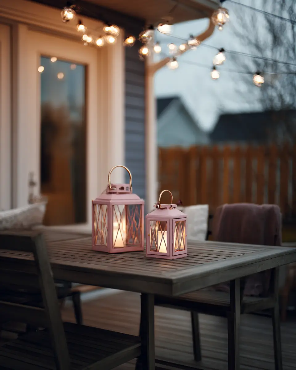 Dusty Rose Minimalist Patio Decor Ideas
