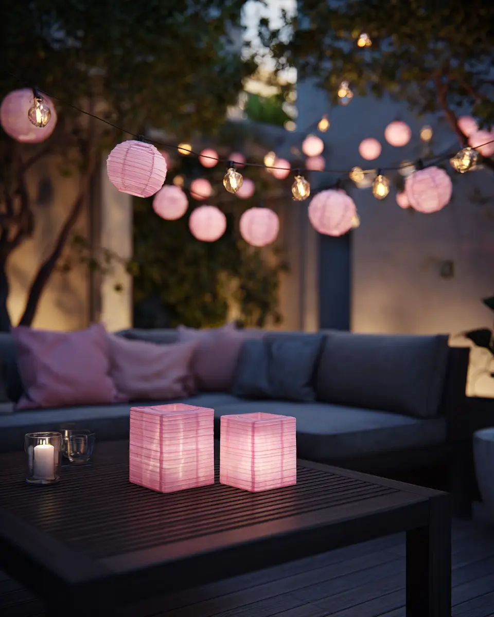 Dusty Rose Minimalist Patio Decor Ideas