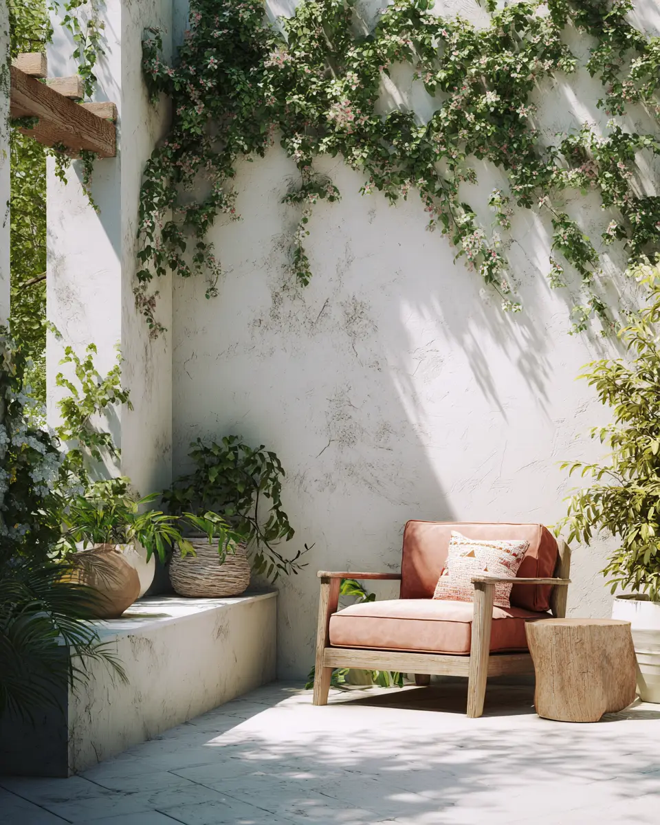 Dusty Rose Minimalist Patio Decor Ideas