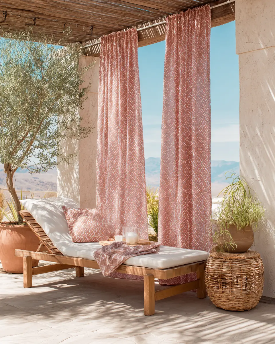 Dusty Rose Minimalist Patio Decor Ideas