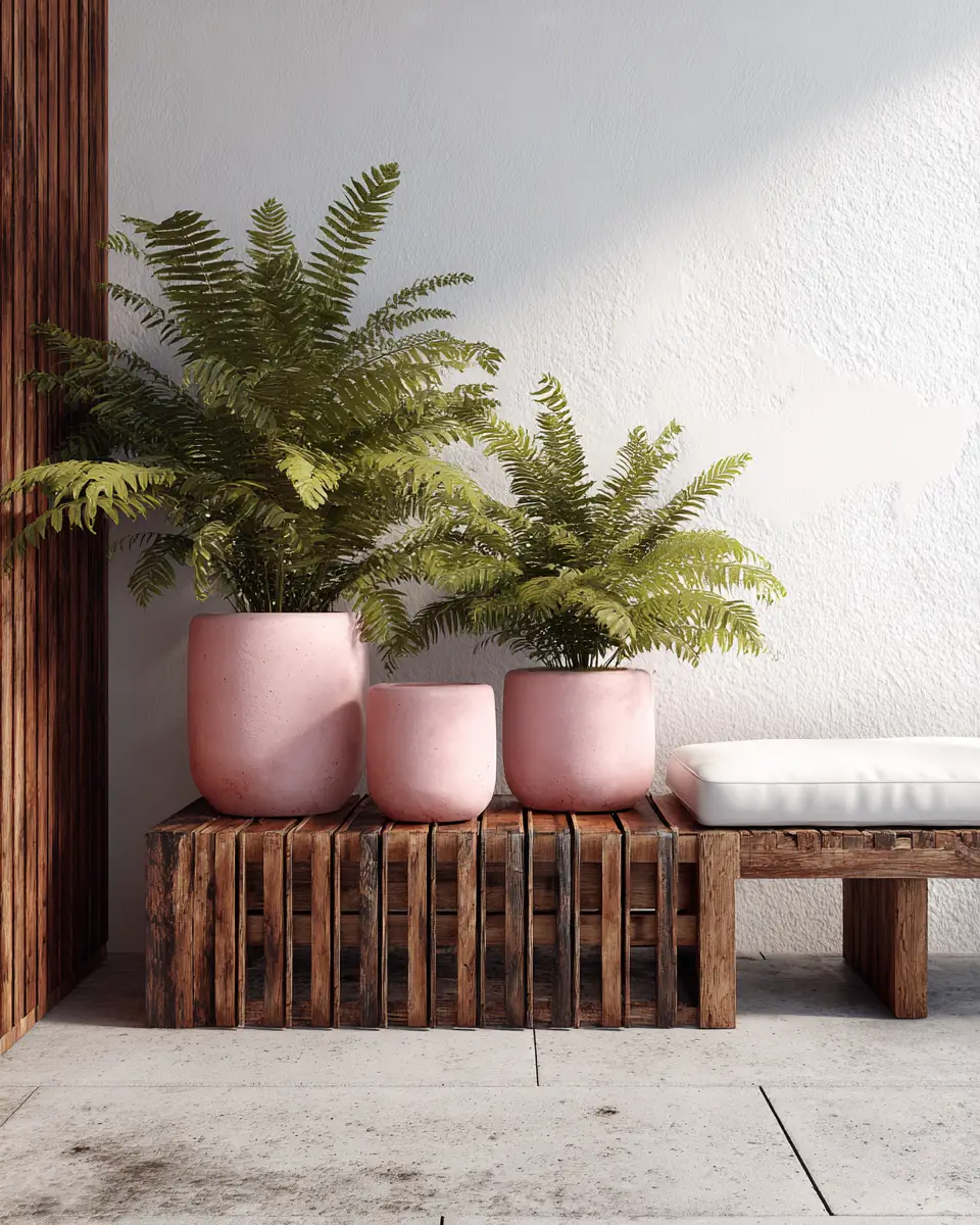 Dusty Rose Minimalist Patio Decor Ideas