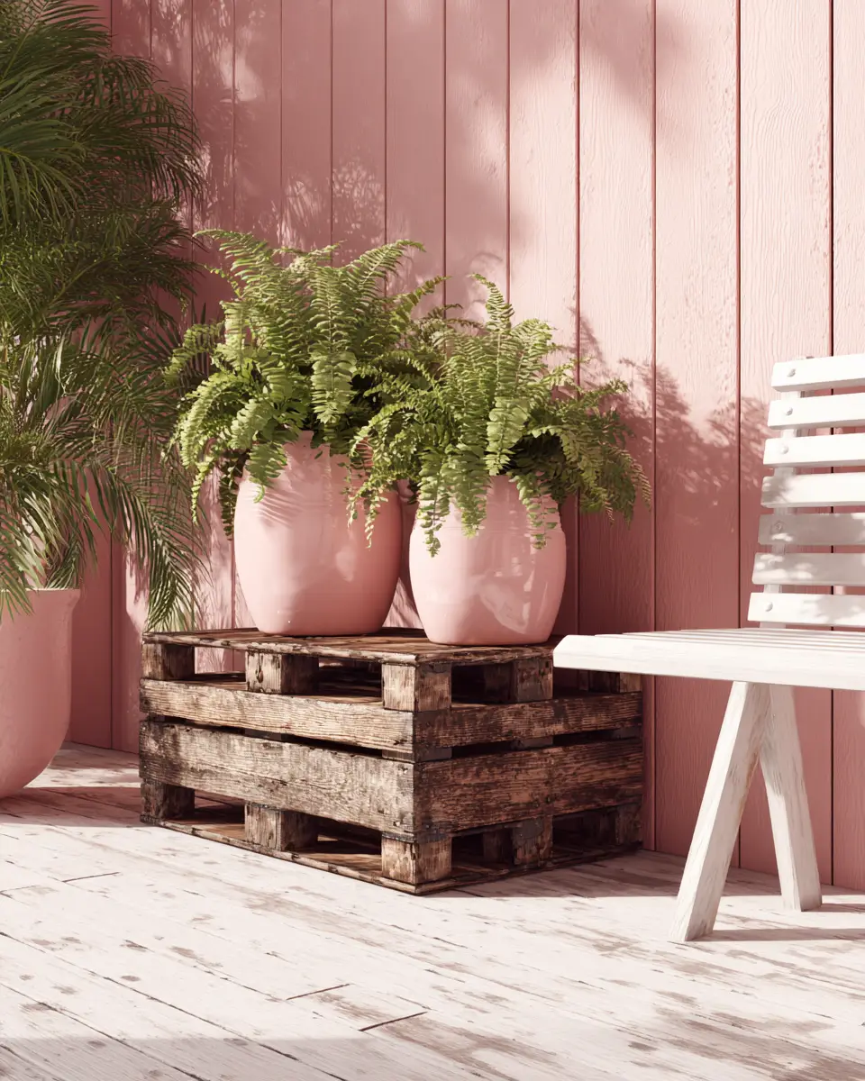 Dusty Rose Minimalist Patio Decor Ideas
