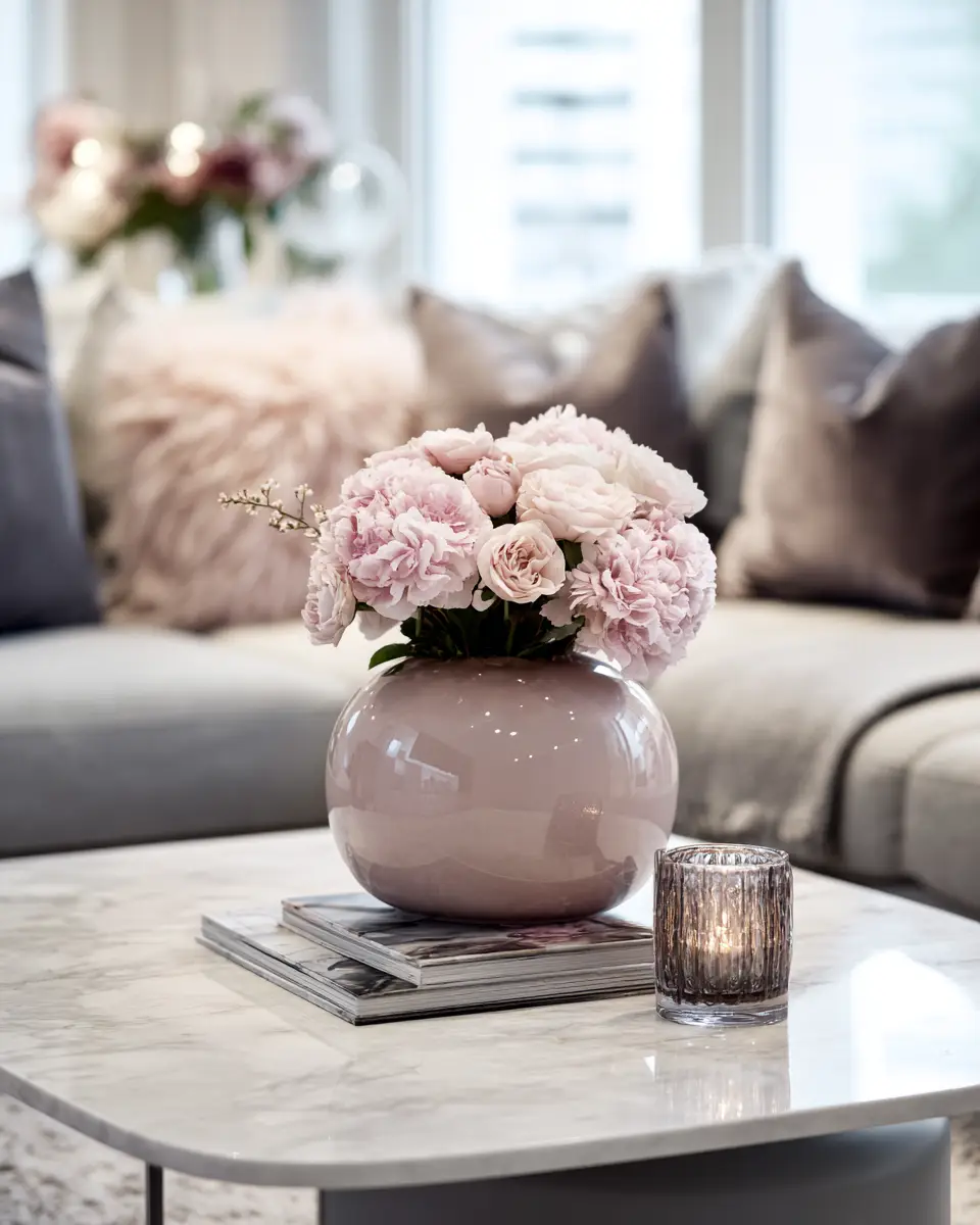 Dusty Rose Modern Balcony Decor Ideas